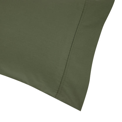 2 Pack 500 Thread Count Australian Grown Cotton Standard Pillowcases - Forest