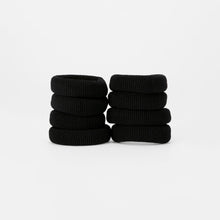 OXX Haircare 8 Pack Ponytailers - Black, Extra Large Thick