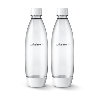 2 Pack Sodastream 1L Dishwasher Safe Fuse Bottles