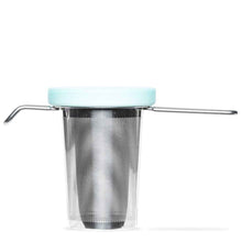 Basket Infuser With Silicone Lid Aqua