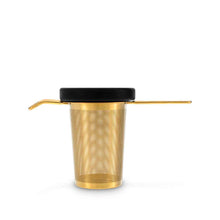 Basket Infuser Gold Matte Black Lid