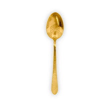 Moroccan Tealeidoscope Etched Gold Teaspoon