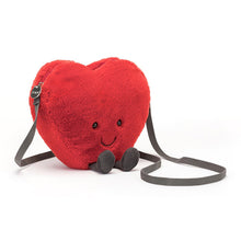 Heart-Shaped Plush Purse Bag, 18cm