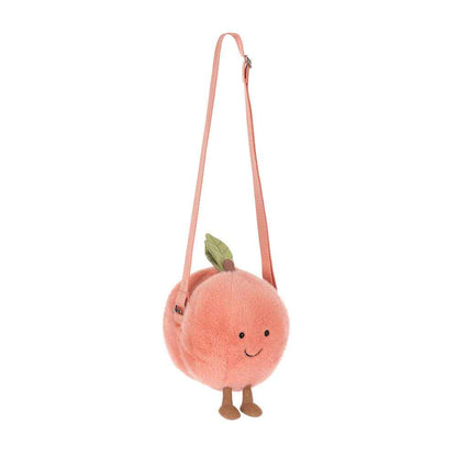 Jellycat Amuseables Peach Shoulder Bag 15cm