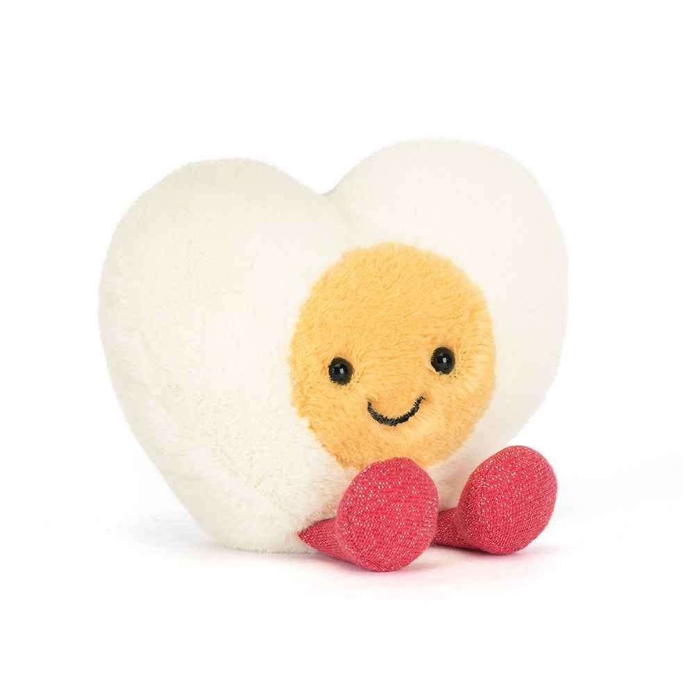 Jellycat Amuseables Heart Boiled Egg 12cm