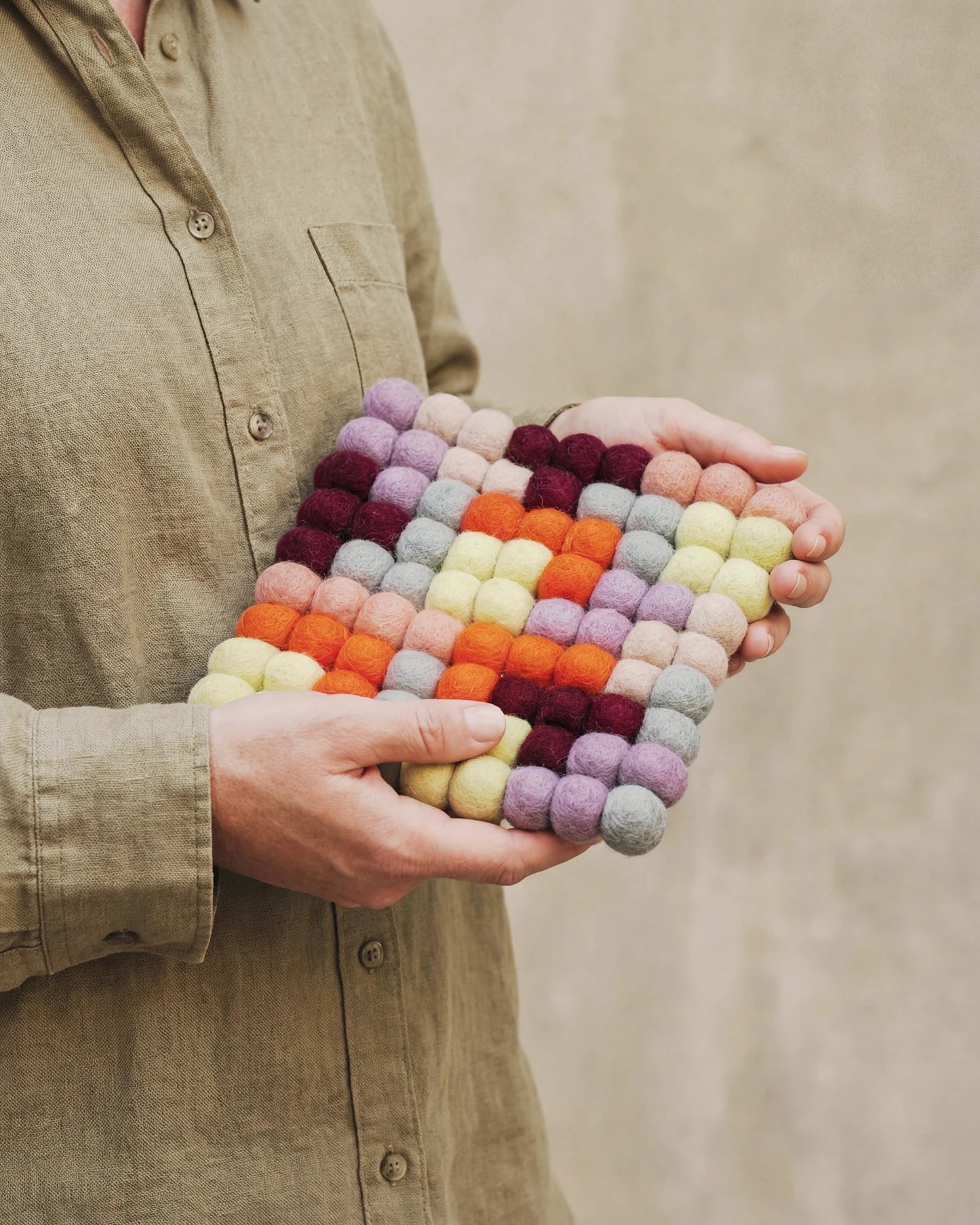 Aveva Multi Wool Square Trivet