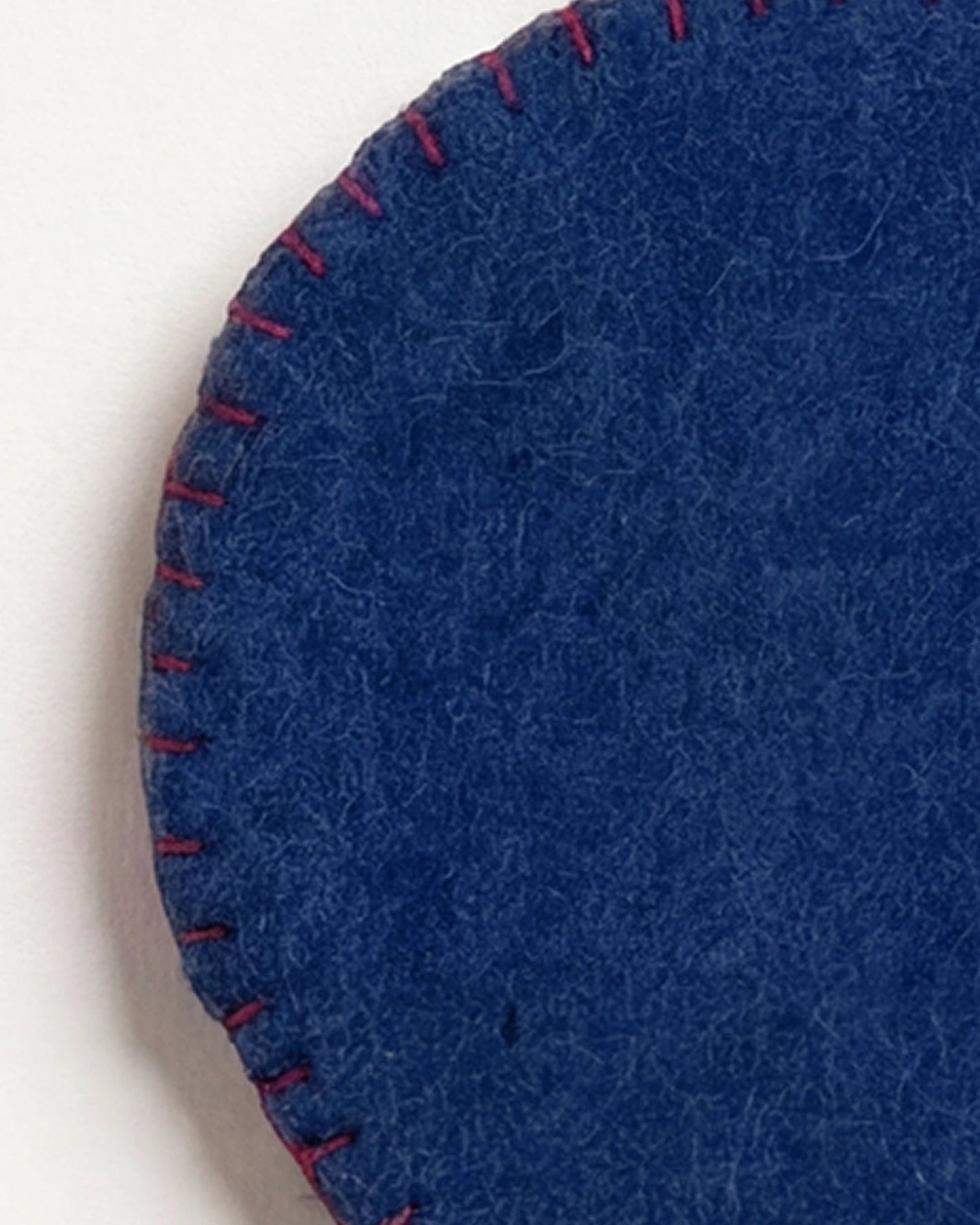 Aveva Electric Blue Wool Coaster set of 4