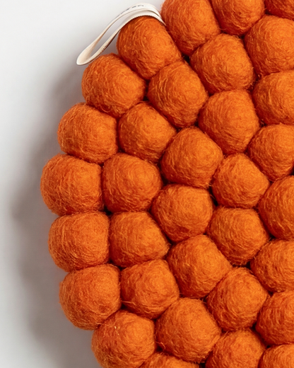 Aveva Coral Wool Round Trivet