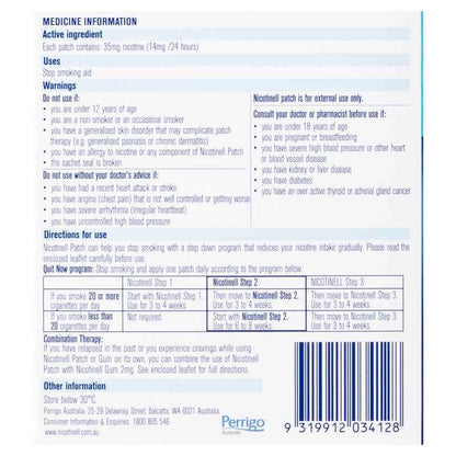 Nicotinell 20 14mg Patches 7