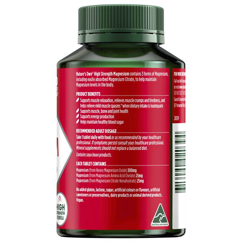Nature's Own High Strength Magnesium 150 Tablets