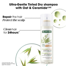 Klorane Dry Shampoo With Oat & Ceramide Dark Hair 250ml