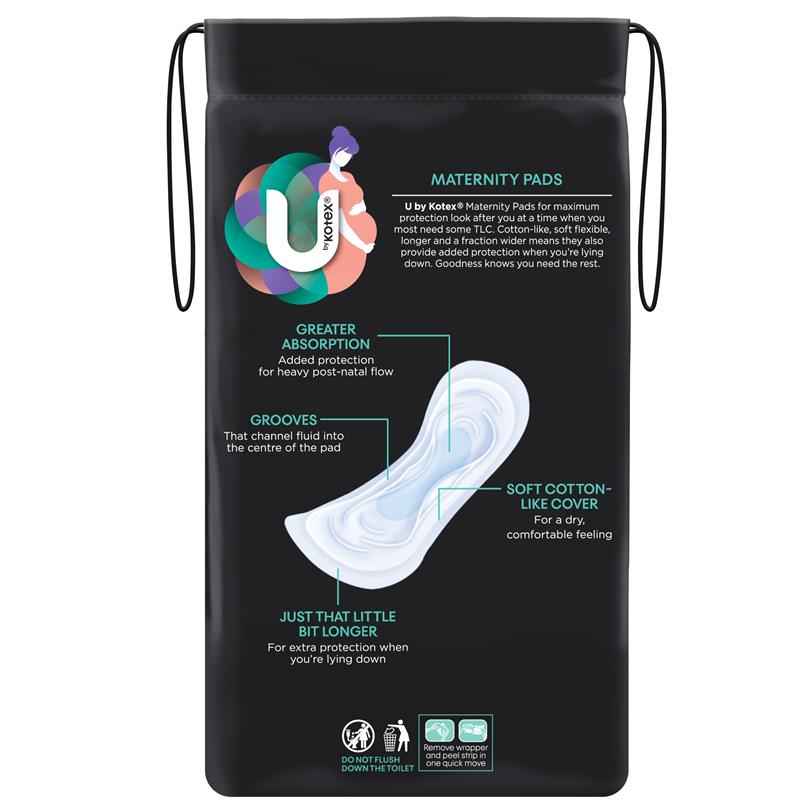 U by Kotex Maternity Pads 10 Pack
