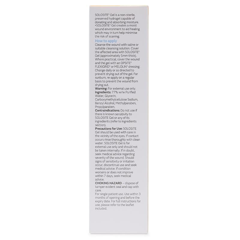Solosite Wound Gel Tube 100G