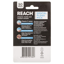 Reach Dental Floss Pick 50 Pack - GimmeNow