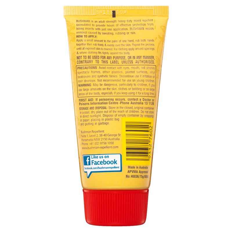 Bushman Heavy Duty 80% Deet Insect Repellent 75g