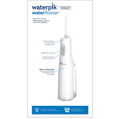 Waterpik Waterflosser Cordless Express White - GimmeNow