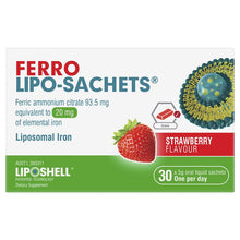 Lipo-Sachets Ferro Strawberry 5g 30 Sachets - GimmeNow