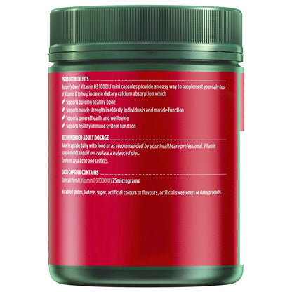 Nature's Own Vitamin D 1000iu 400 Capsules