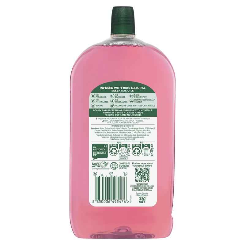 Palmolive Naturals Foaming Hand Wash Refill Raspberry 1L