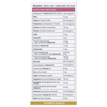 Bioglan Platinum Womens 60 + Multivitamin 60 Tablets