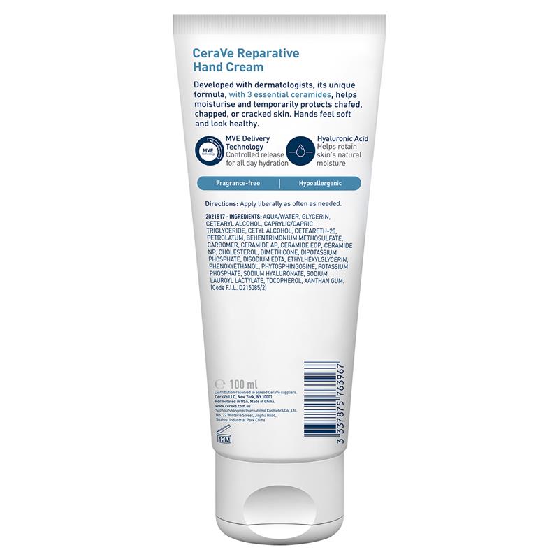 Cerave Reparative Hand Cream 100ml