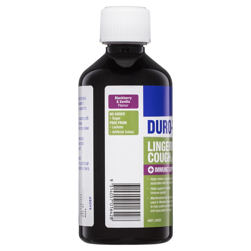 Durotuss Lingering Cough + Immune Support 350ml