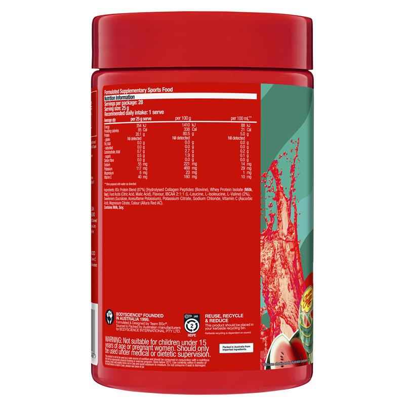 BSc x Chupa Chups Protein Water Watermelon 700g