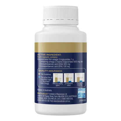 BioCeuticals UltraClean® DHA Omega 60 Capsules