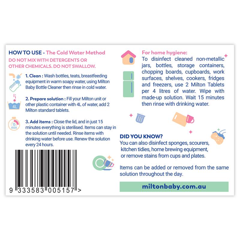 Milton Antibacterial 30 Tablets
