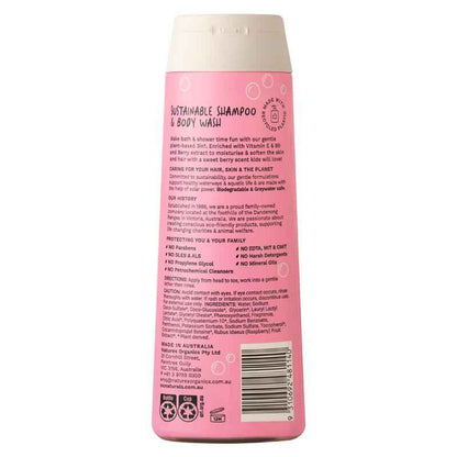 Organic Care Kids 3in1 Shampoo Conditioner Body Wash Berry Bliss 400ml