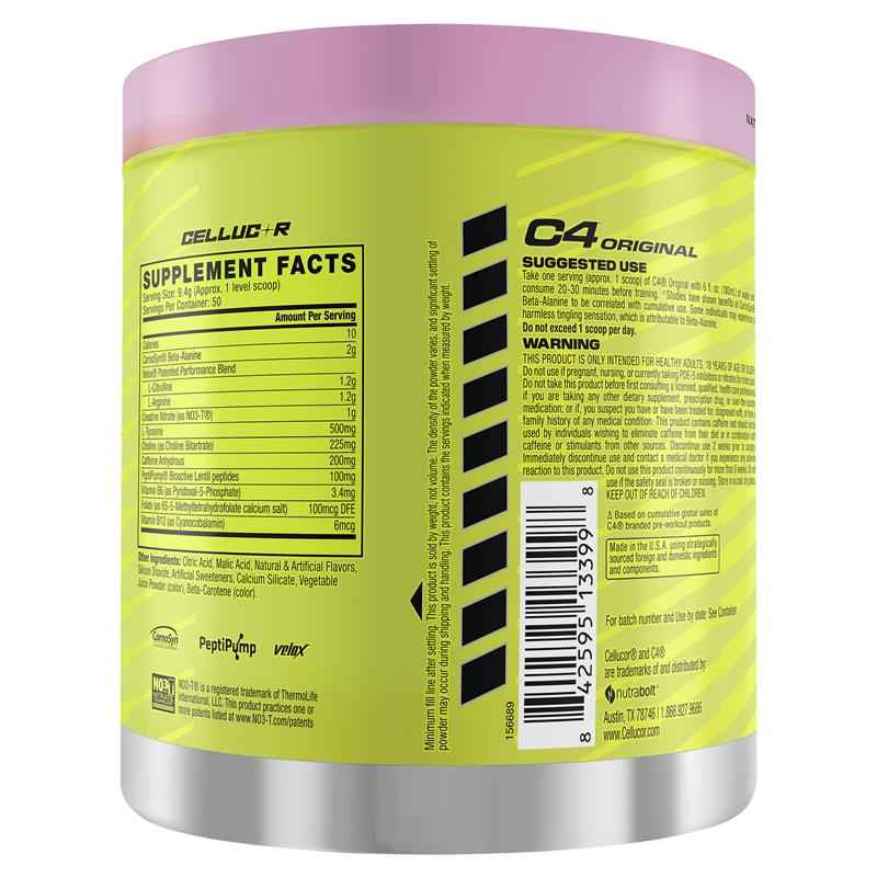 Cellucor C4 Original Pink Lemonade 50 Serves