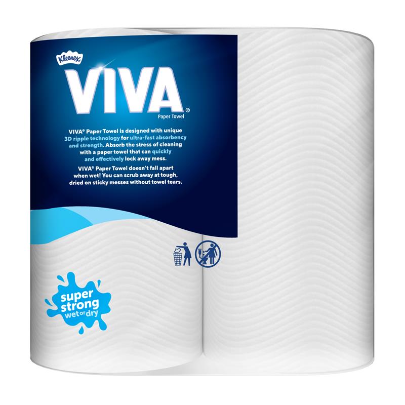 Kleenex Viva White Paper Towel 2 Pack