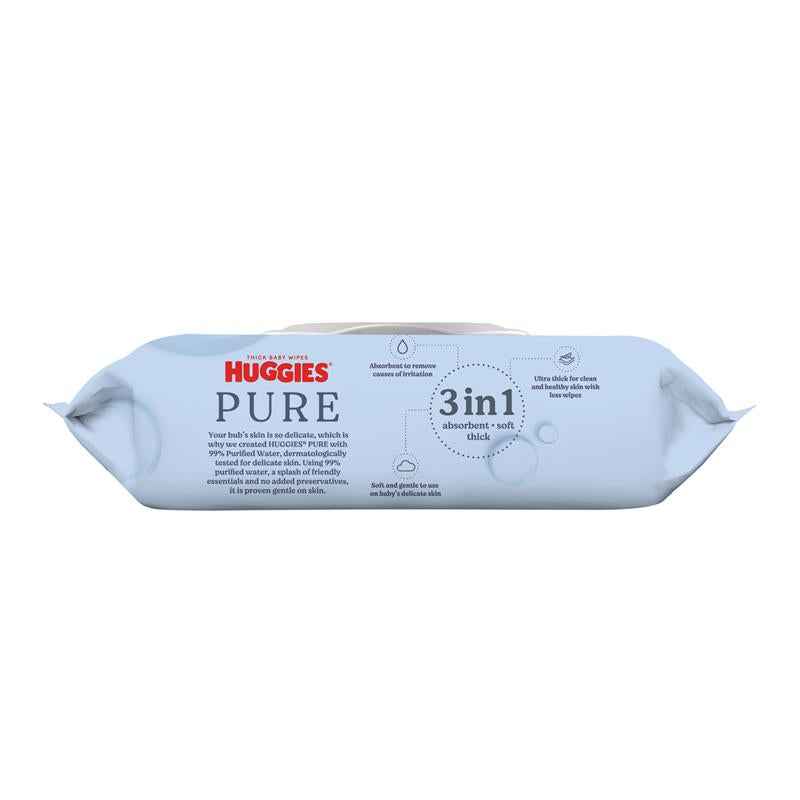 Huggies 99% Water Refill 72 Pack