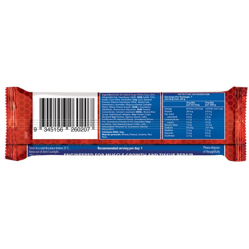 INC. Low Carb Protein Bar Strawberry Cheesecake 60g