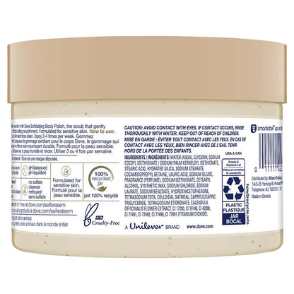 Dove Exfoliating Body Polish Colloidal Oatmeal And Calendula Oil 298g