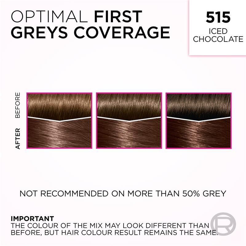 L'Oreal Paris Casting Creme Gloss Semi-Permanent Hair Colour - 515 Iced Chocolate