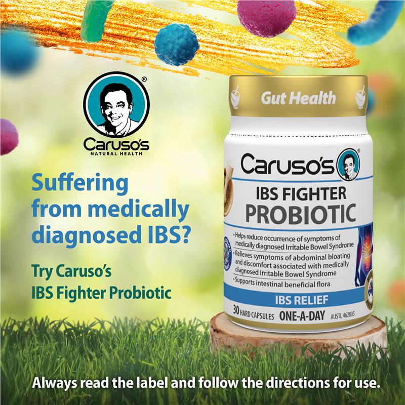 Carusos Probiotic - IBS Fighter 30 Capsules