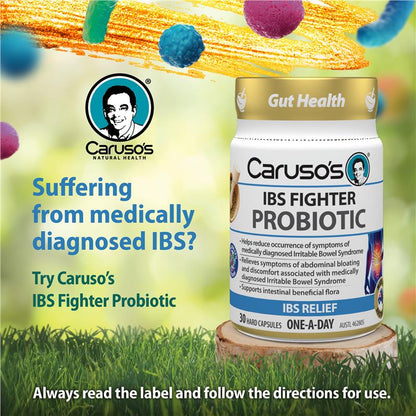 Carusos Probiotic - IBS Fighter 30 Capsules