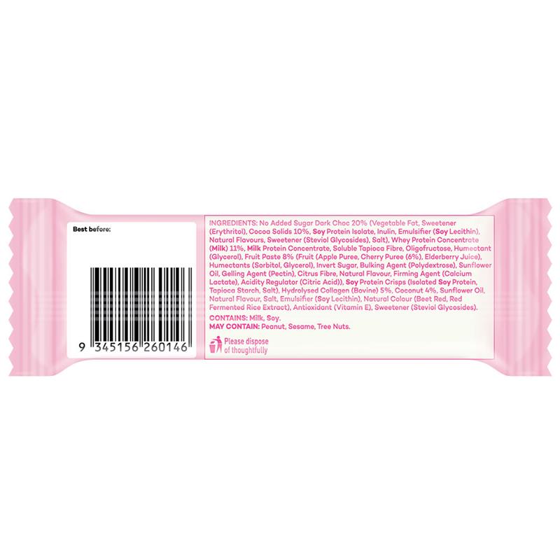 Bondi Protein Collagen Protein Bar Choc Cherry Coconut 60g