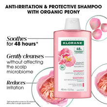 Klorane Soothing Shampoo with Peony 400ml - Sensitive Scalp