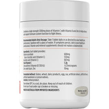 Nutra-Life High Strength Vitamin C + Vitamin D + Zinc 120 Tablets