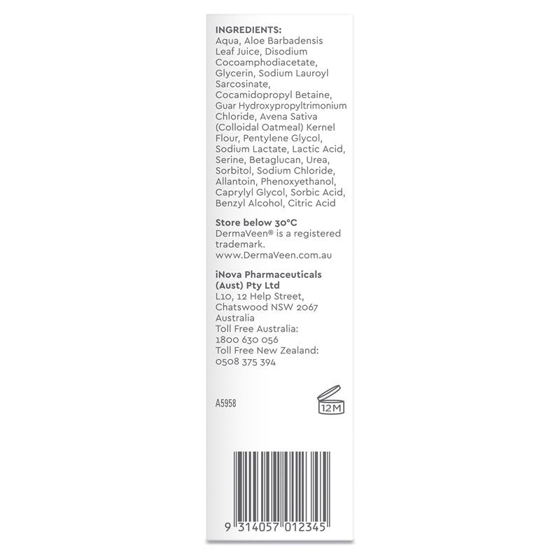 DermaVeen Face Foaming Cleanser 125ml
