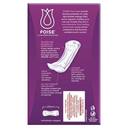 Poise Incontinence Pads Super 14 Pack