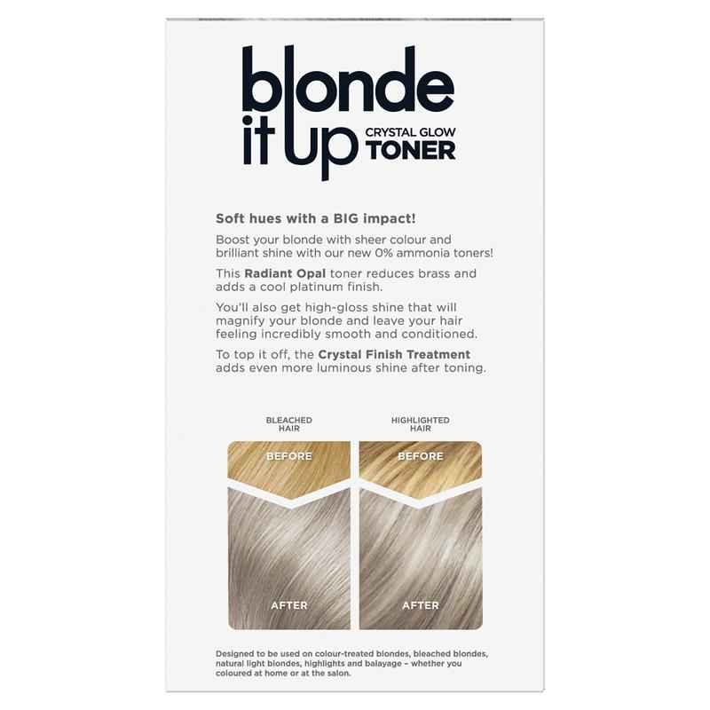 Clairol Blonde It Up Crystal Glow Semi Permanent Toner  Radient Opal