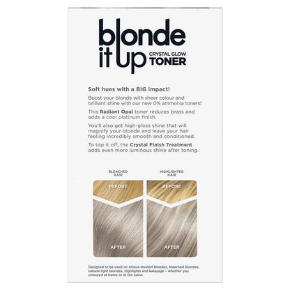 Clairol Blonde It Up Crystal Glow Semi Permanent Toner  Radient Opal