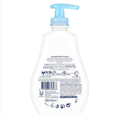 Baby Dove Rich Moisture Baby Wash 400ml