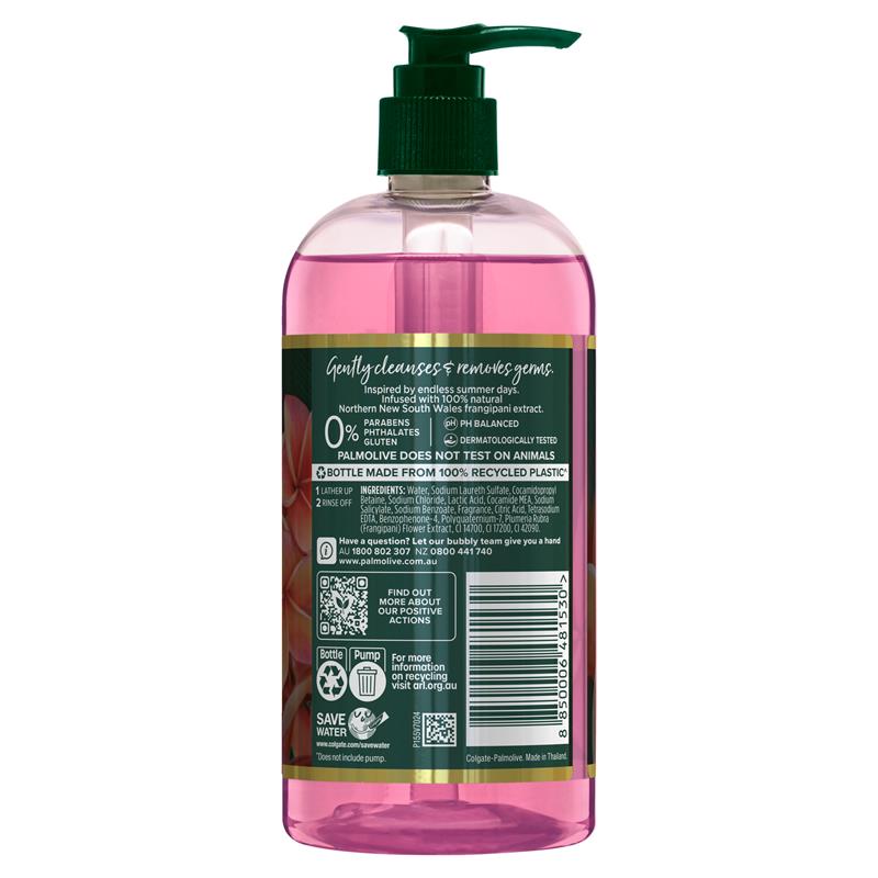 Palmolive Luminous Oils Hand Wash Frangipani & Coconut 500ml