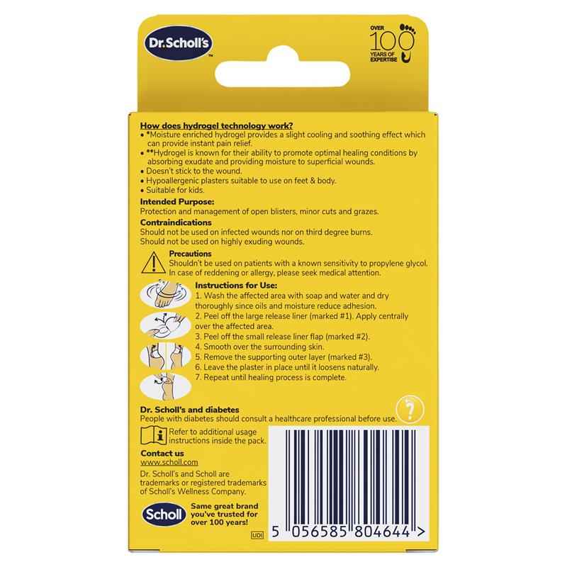 Dr.Scholls Open Blister Cuts and Graze Medical Grade Plaster 6 Pack