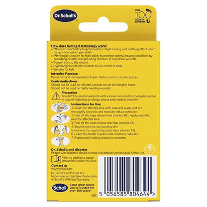 Dr.Scholls Open Blister Cuts and Graze Medical Grade Plaster 6 Pack