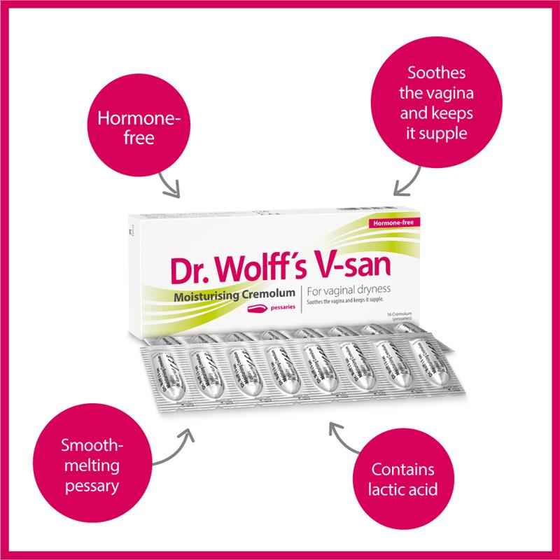 Dr Wolffs V-San Moisturising Cremolum Pessary